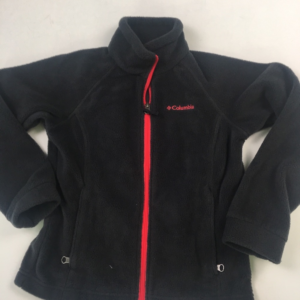 Columbia Kids Fleece Grey Pink S A1602 - Picture 2 of 7